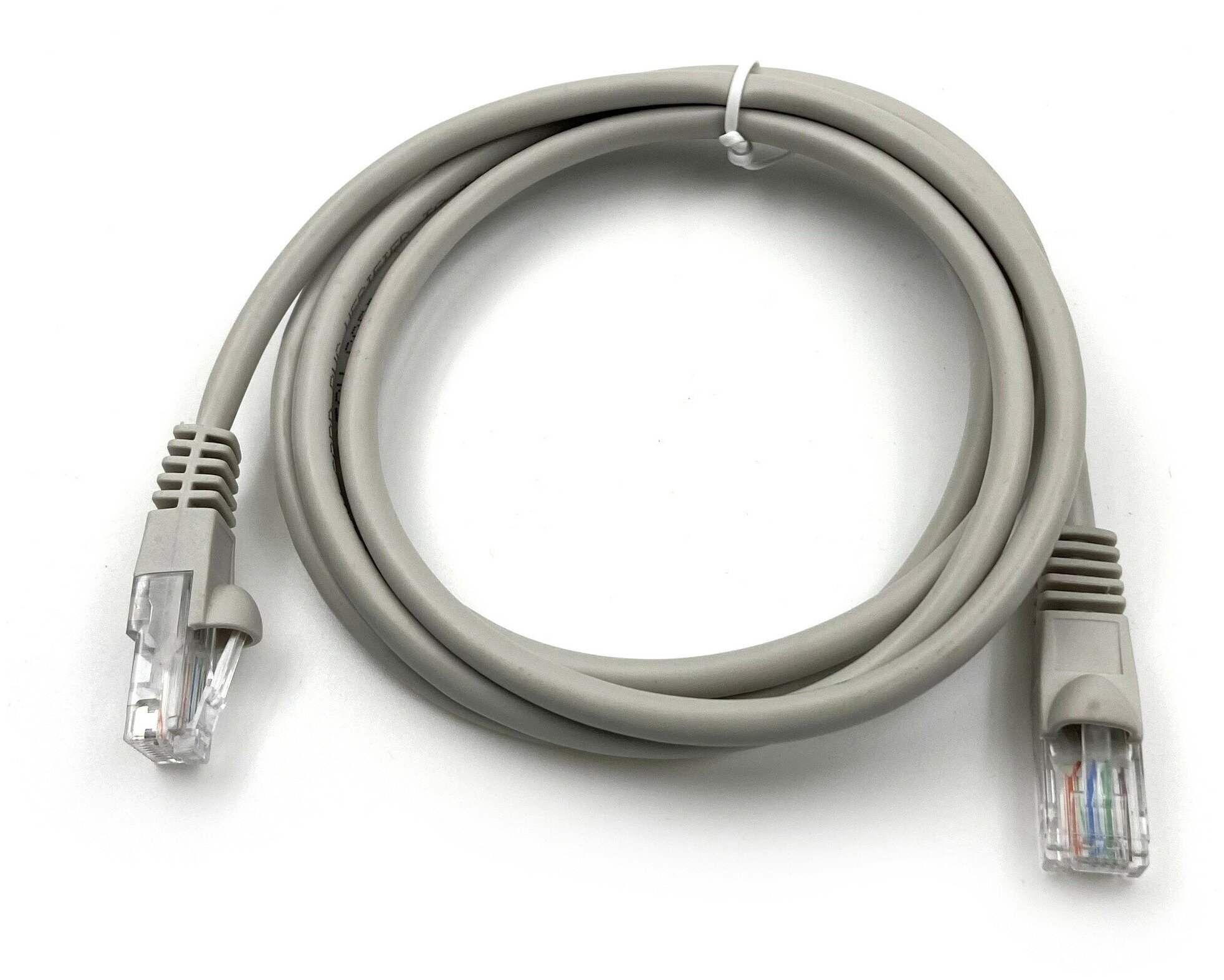 Патч-корд Buro UTP 4 пары cat5E CCA molded 1.5м серый RJ-45 (m)-RJ-45 (m)