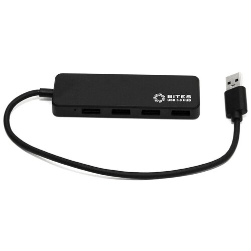 Концентратор 5bites HB34-310BK 4 порта USB3.0, USB PLUG, черный