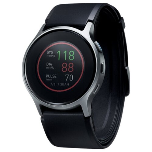 Omron Часы с тонометром Omron HeartGuide Wearable Blood Pressure Monitor L 48 мм Black черные BP8000-L