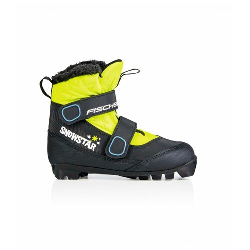 фото Ботинки лыжные детские nnn fischer snowstar black yellow s41021 размер 35