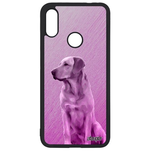 фото Красивый чехол на смартфон // xiaomi redmi note 7 // "лабрадор" щенок собака, utaupia, розовый