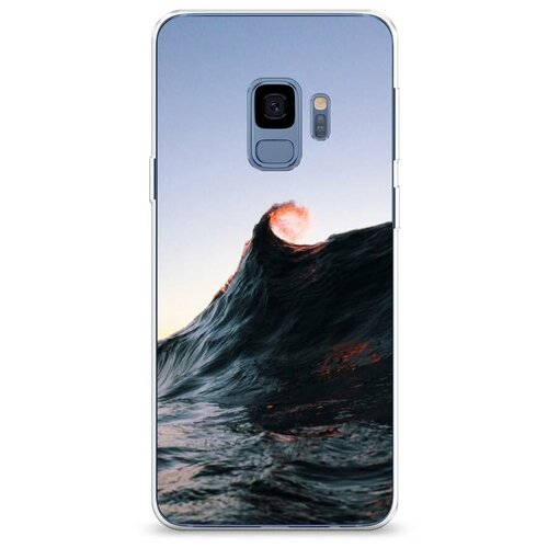 фото Силиконовый чехол "волна крюк" на samsung galaxy s9 / самсунг галакси с9 case place