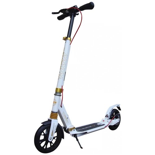 Городской самокат Scooter MS-118 City Scooter Disk Brake , белый сумка на руль для самоката hudora big wheel scooter bag 200 250 102 см черный