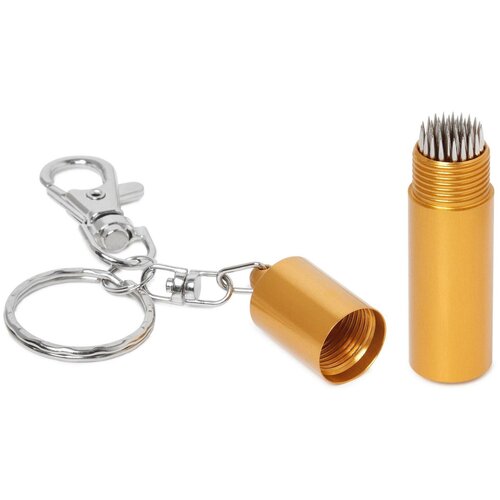 фото Брелок-инструмент для перфорации наклейки tip-pik gold fortuna billiard equipment
