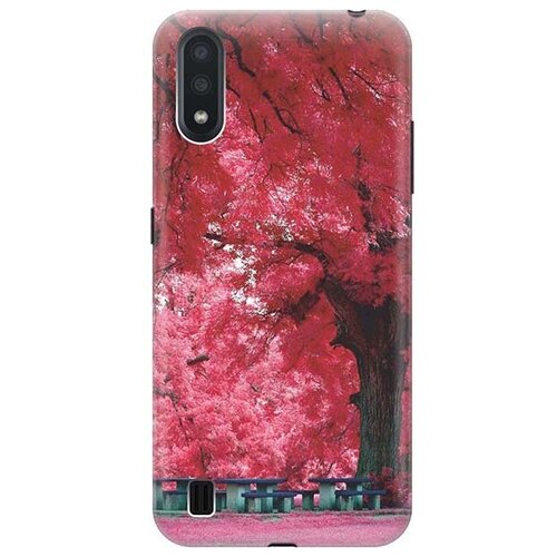 фото Чехол - накладка artcolor для samsung galaxy a01 с принтом "чудесное дерево" re:pa