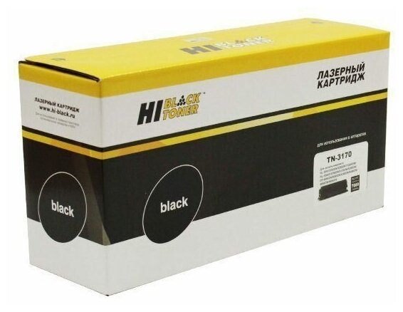 Тонер-картридж лазерный Hi-Black TN-3170 для Brother HL-5240/5250DN/5270DN/DCP-8065DN, черный