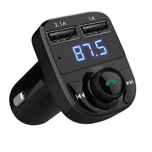 FM трансмиттер X22 Bluetooth черный