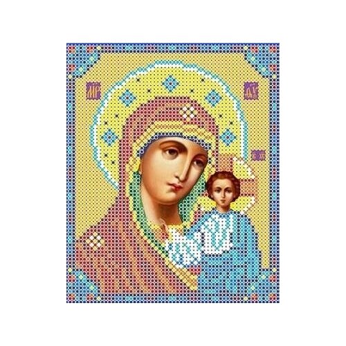 фото Набор богородица казанская бисер 13х15,5 каролинка кби 5023 13х15,5 каролинка кби 5023)