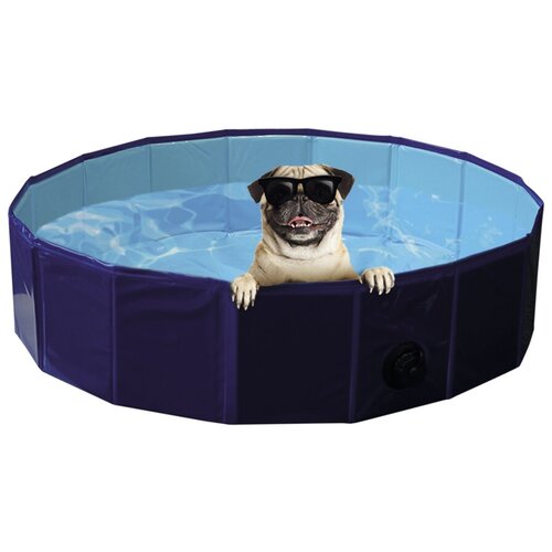 фото Бассейн для собак cooling-pool 120х30см пластик синий/голубой nobby