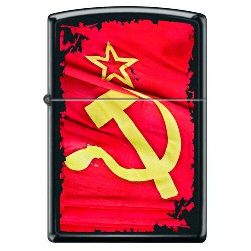 Зажигалка ZIPPO 218 Soviet Flag Sickle