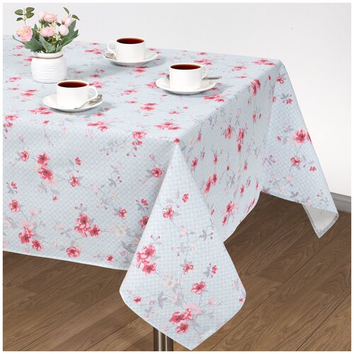 серый, розовый, цветы