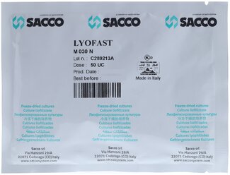 Закваска для сыра Lyofast M 030 N 50 UC (на 1200 - 10000 л, Sacco)