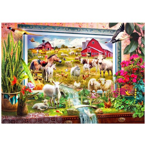 Пазл Bluebird Magic Farm Painting (1000 эл., 68 х 48 см.) [арт. BL70029]