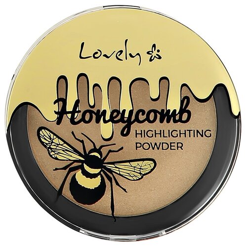 Lovely Пудра-хайлайтер Honeycomb, 3 пудра хайлайтер lovely honey bee тон 2