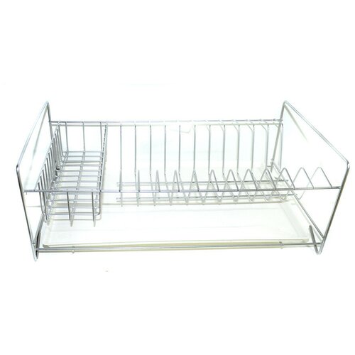 Тарелосушка настольная одноярусн. цинк с поддоном Metaform -