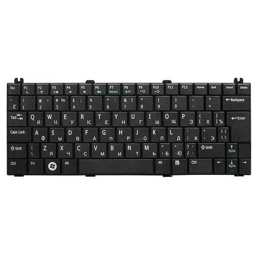 Клавиатура для ноутбука DELL Mini 12 черная 1400₽