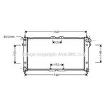 Радиатор охлаждения двигателя AVA QUALITY COOLING MZ2073 - изображение
