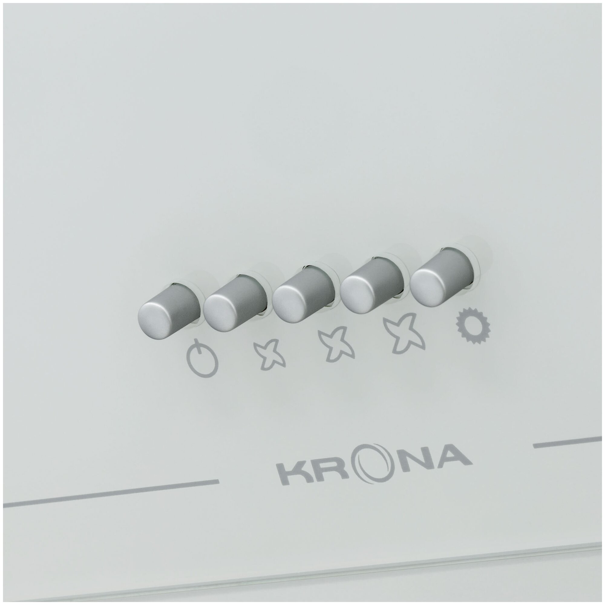 Вытяжка кухонная KRONA JINA 600 White PB белая - фотография № 8