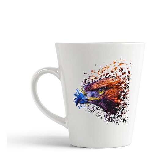 фото Кружка-латте coolpodarok орёл арт из кусочков