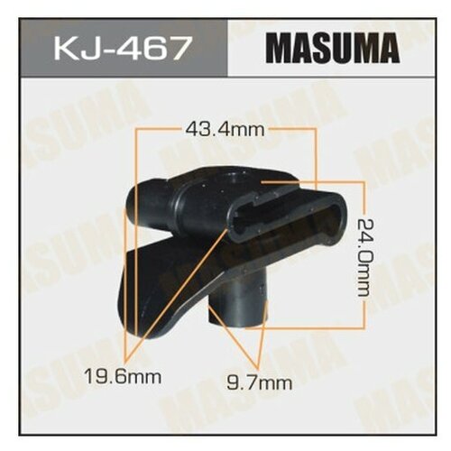 фото Зажим, молдинг / защитная накладка (производитель: masuma kj-467)