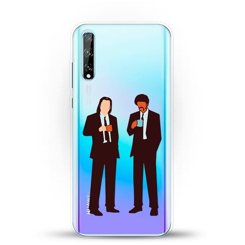 фото Силиконовый чехол винсент и джулс на huawei y8p andy & paul