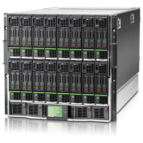 HP BladeSystem C7000 G2 + 8x BL460 Gen8 (2xXeon E5-2690v2/256Gb DDR3/ 2x400GB SSD) + 2xVC FlexFabric