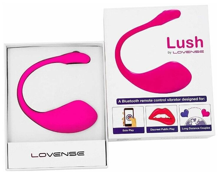 Виброяйцо с приложением Lovense Lush 2, розовый — купить сегодня c доставко...