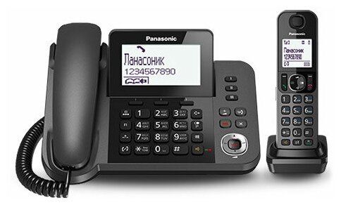 Радиотелефон Panasonic KX-TGF320 RUM DECT серый металлик автооветчик