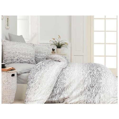 Комплект постельного белья Majoli Gravur V4 Ranforce