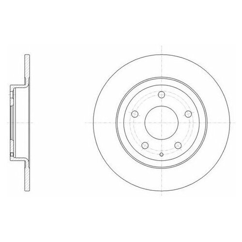 фото Тормозной диск задний roadhouse 6151900 для mazda 6 road house