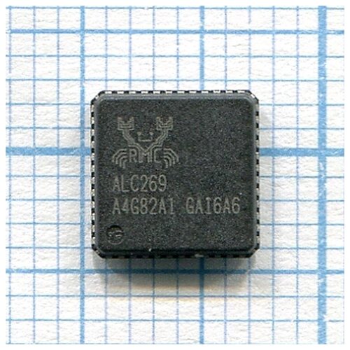 Контроллер ALC269 7 x 7 mm. звуковой кодек realtec alc269 7 7