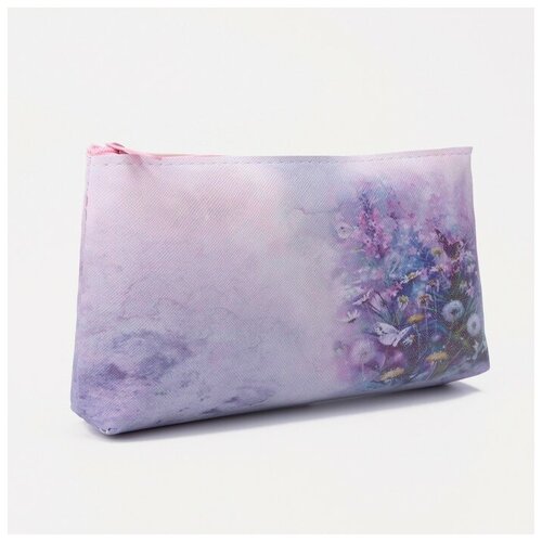 фото Косметичка на молнии, цвет сиреневый нет бренда