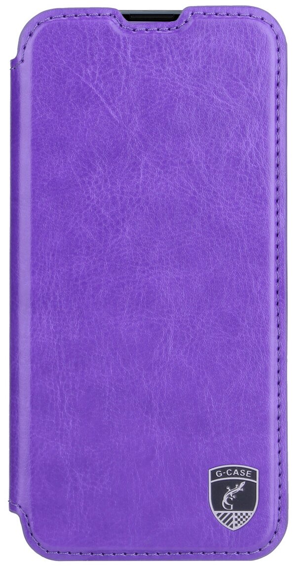Чехол книжка для Apple iPhone 13 Pro G-Case Slim Premium, фиолетовый