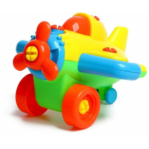 Игрушка-конструктор с инструментами мешок подарков, отвертка, самолёт