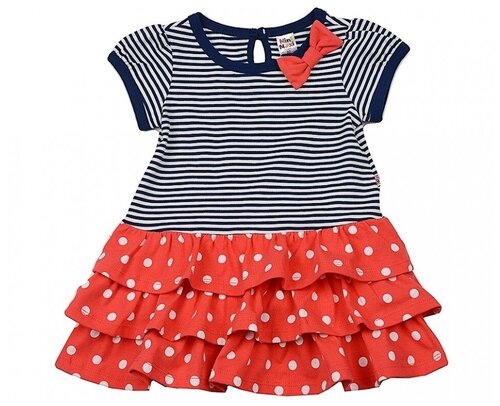 Платье Mini Maxi, размер 116, синий, красный