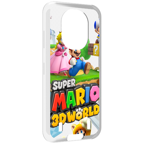 Чехол MyPads Super Mario 3D World для Oukitel WP16 задняя-панель-накладка-бампер