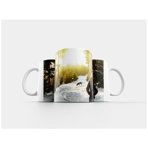 фото Кружка "снег, зима, белый" 320 мл lotsprints