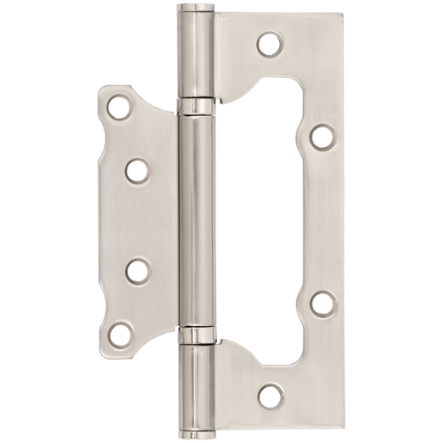 фото Петля дверная накладная (бабочка) vettore flush 125*75*2.5mm sn в цвете сатин