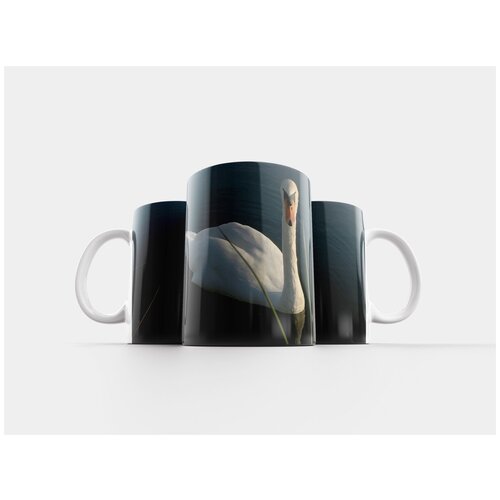 фото Кружка "лебедь, пруд, белый" 320 мл lotsprints