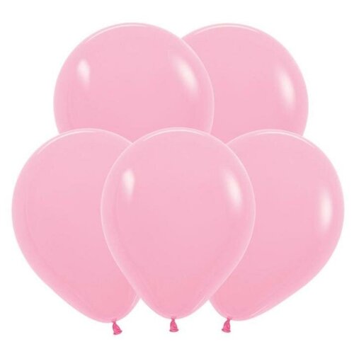 фото Веселуха шар латексный 5", водные бомбочки, пастель, набор 100 шт цвет розовый