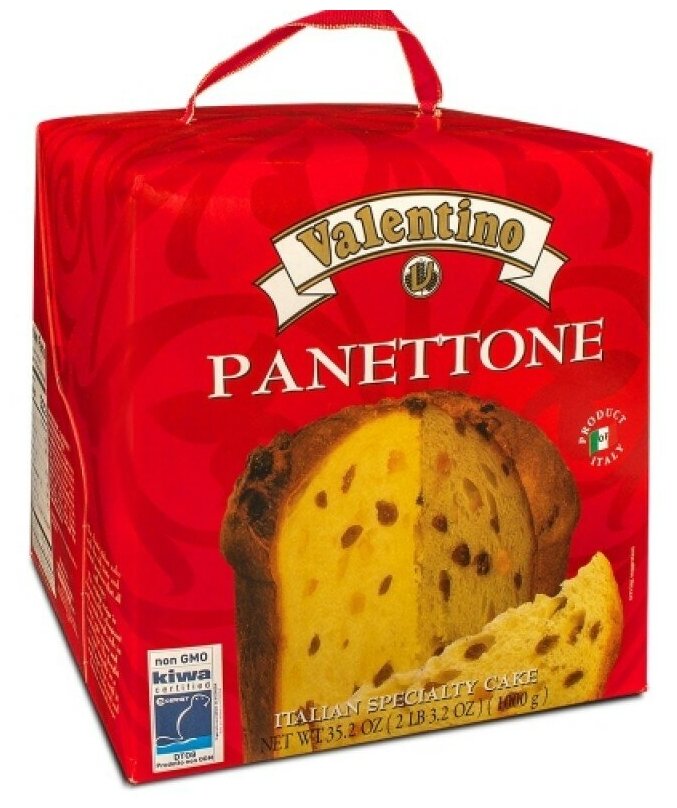 Кекс итальянский классический VALENTINO Panettone с изюмом и цукатами, 500 г - фотография № 6