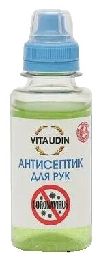 VITA UDIN Антисептик для рук VITA UDIN с антибактериальным эффектом, гель, 100 мл