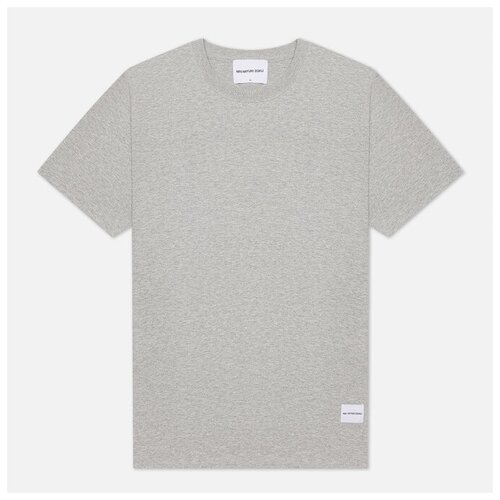 фото Мужская футболка mki miyuki-zoku relaxed basic серый , размер s