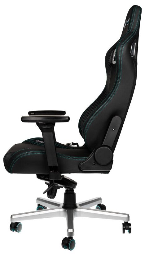 Компьютерное кресло Noblechairs Epic PU игровое, обивка: искусственная кожа, цвет: Mersedes AMG 2021 - фотография № 2