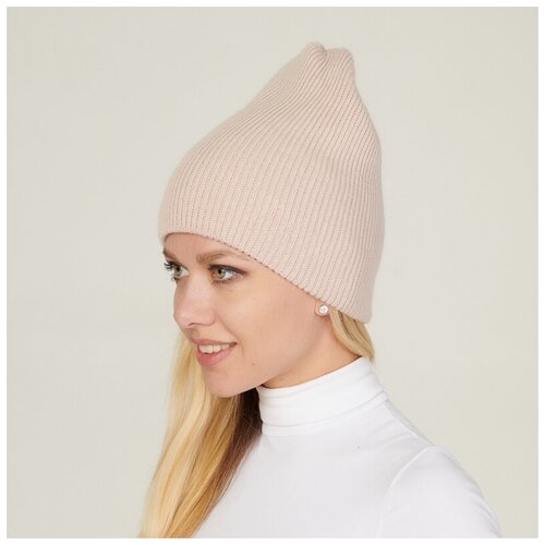 фото Шапка женская flioraj двойная розовая 3954fj пудра