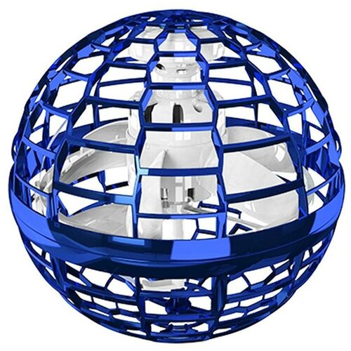 Летающий шар со светом Летающий спиннер Синий 600₽