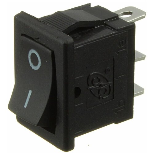 Выключатель 15Х20 3 контакта, 2 положения, возвратный черный выключатель d23мм 2 контакта 2 положения черный
