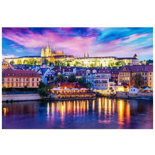 Фотообои Milan Огни Праги M 764 300х200 см виниловые на флизелиновой основе 4790₽