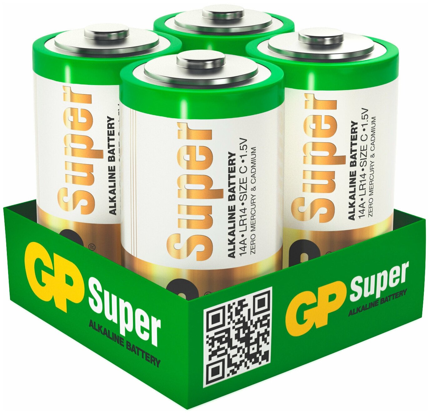 Батарейка GP Super Alkaline C