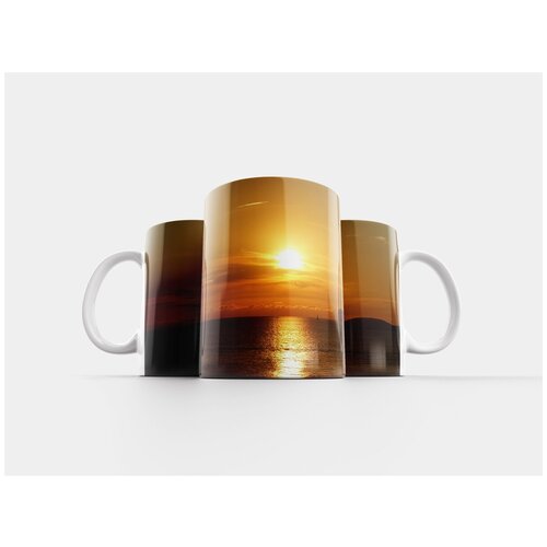 фото Кружка "сардиния, заход солнца, море" 320 мл lotsprints